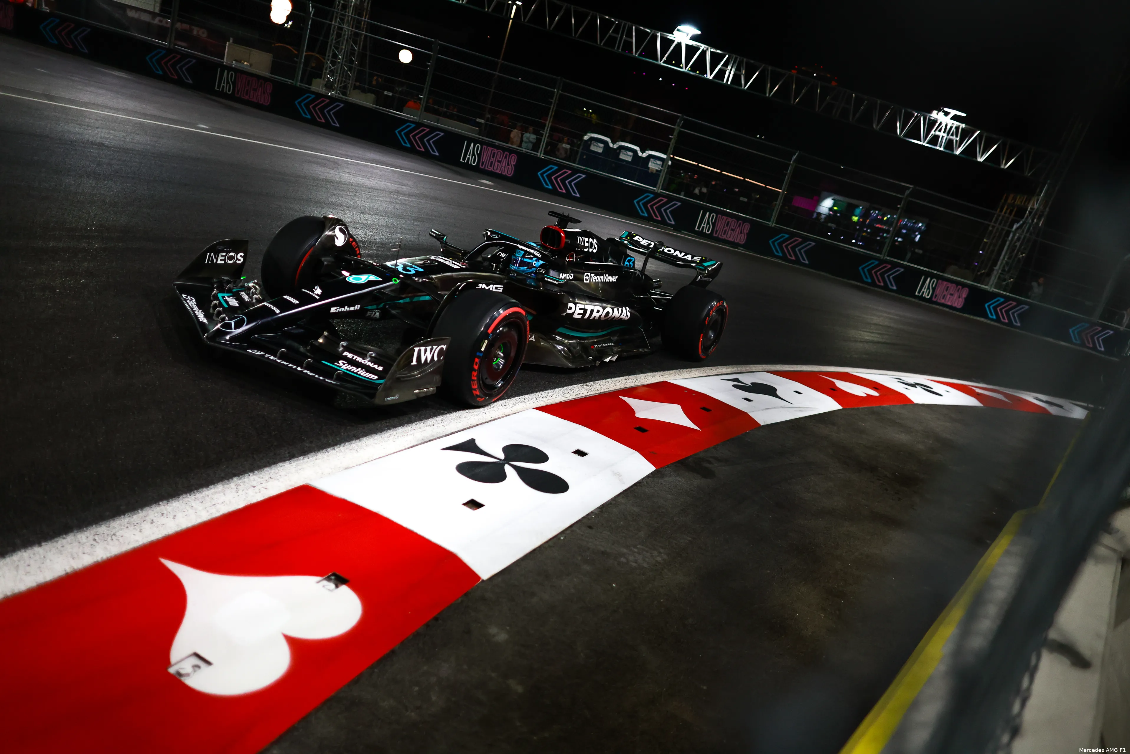 mercedes russell george w13 lasvegas