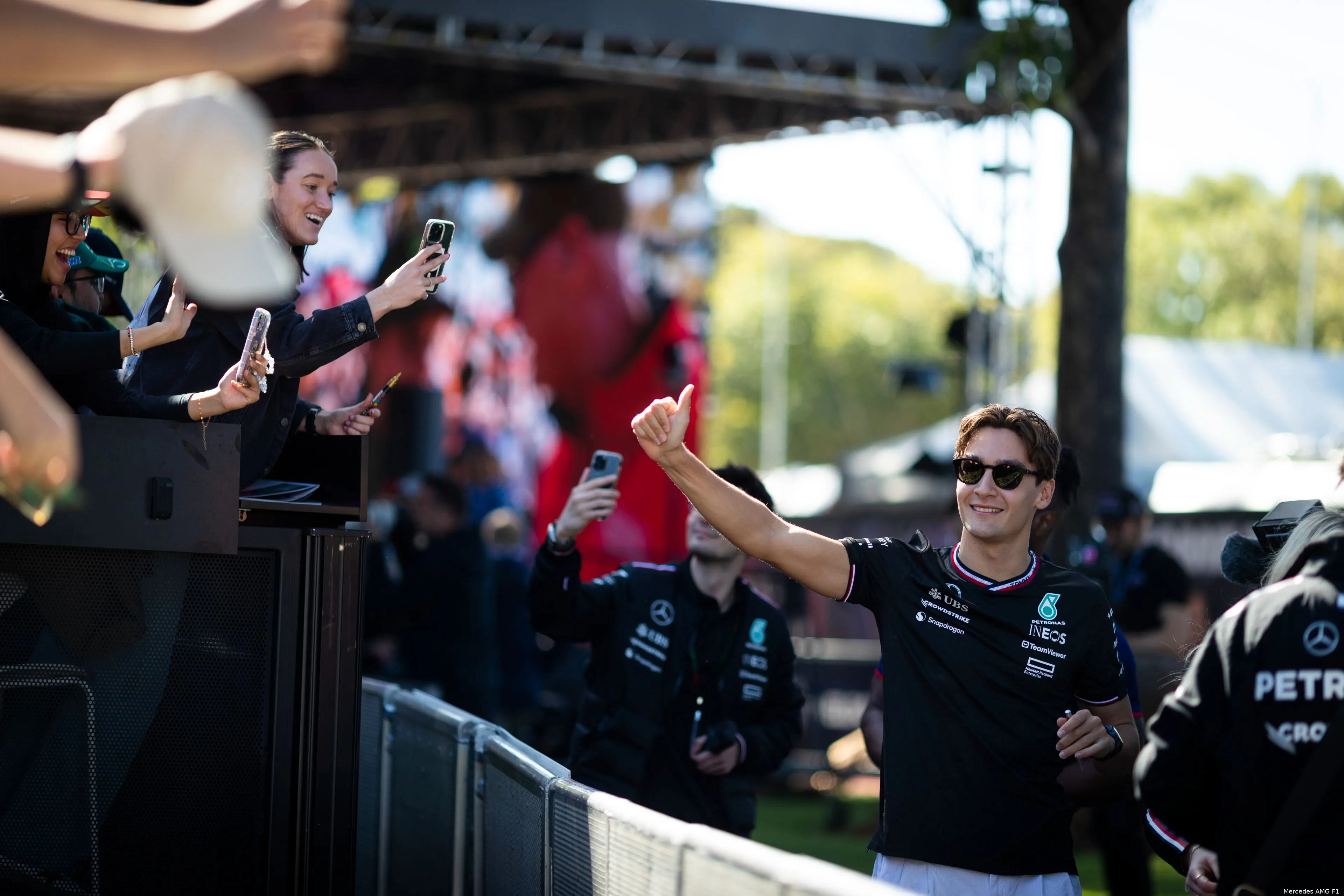 george russell mercedes australie 4