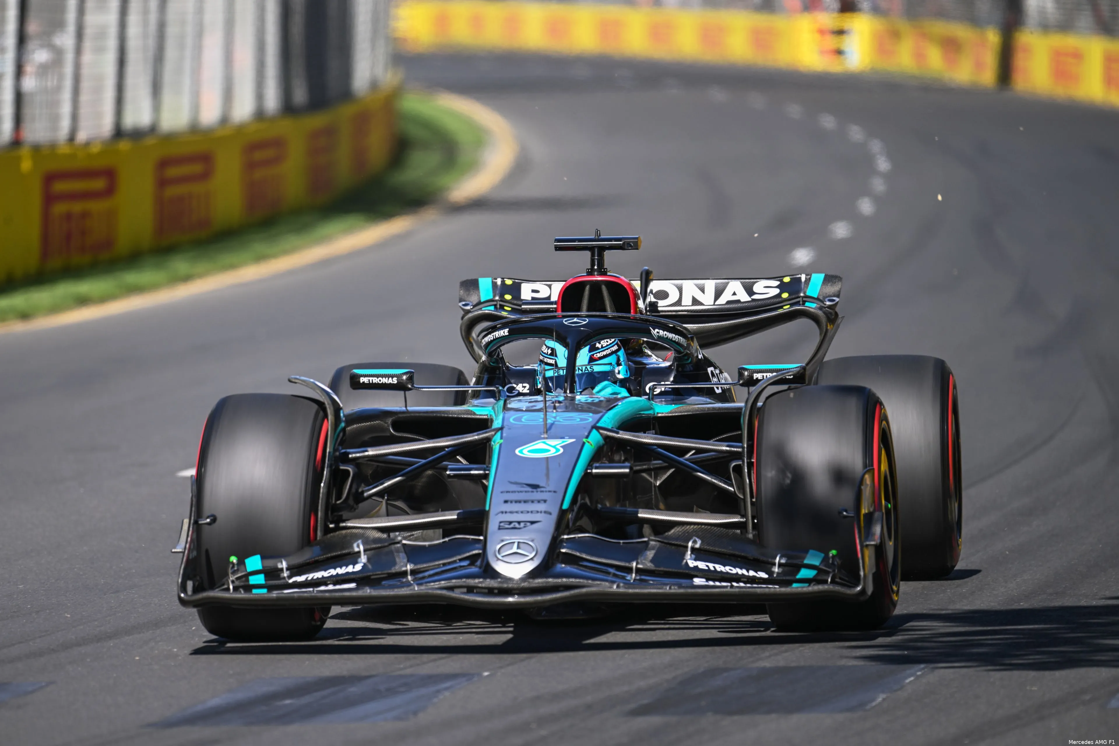 george russell w15 mercedes australie