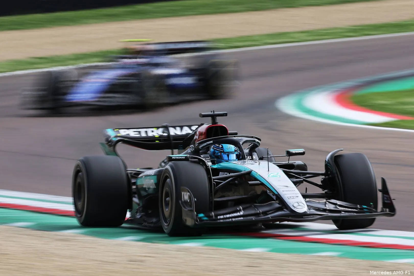 mercedes gp emilia romagna imola 2024 russell