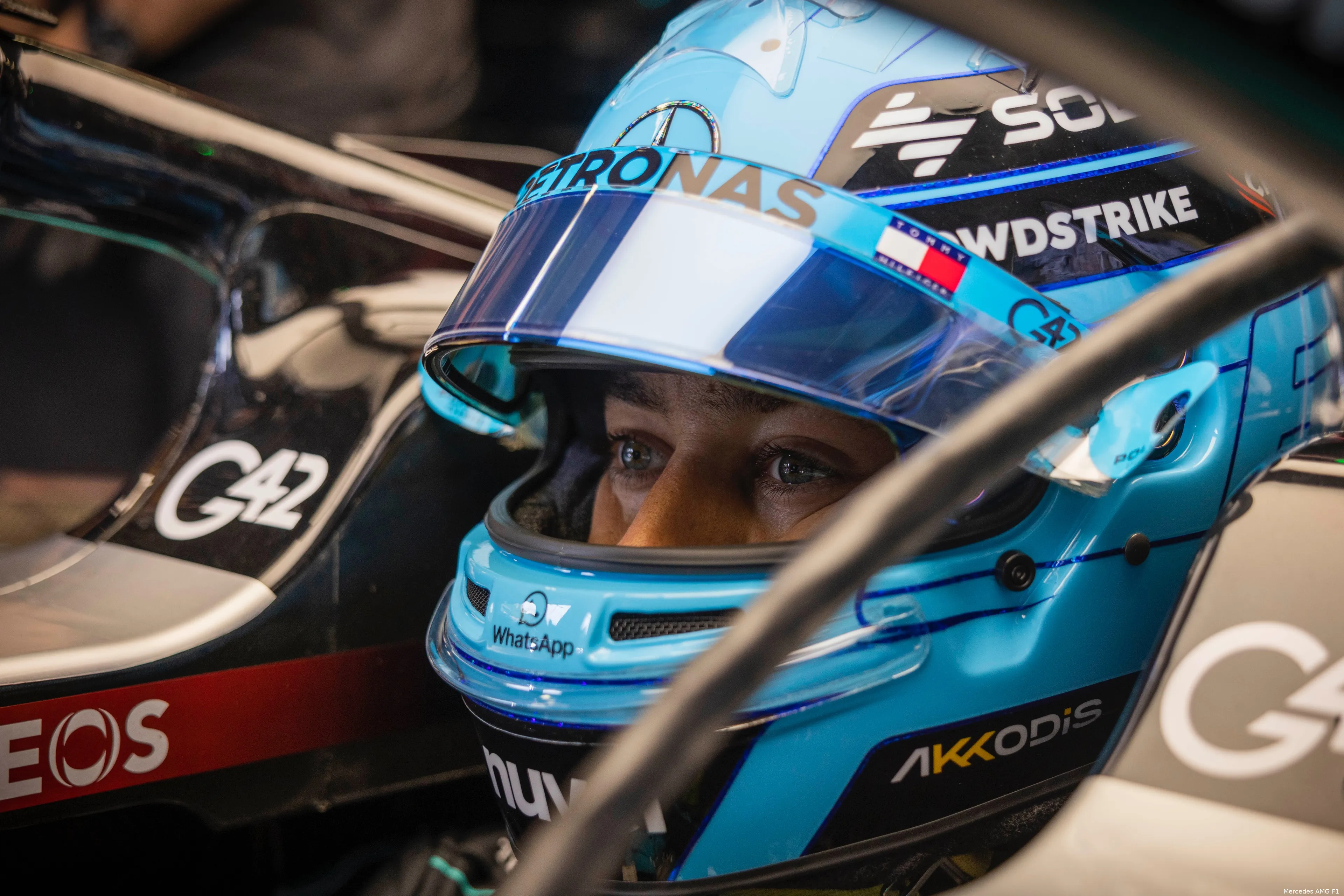 mercedes monaco vrijdag 2024 russell