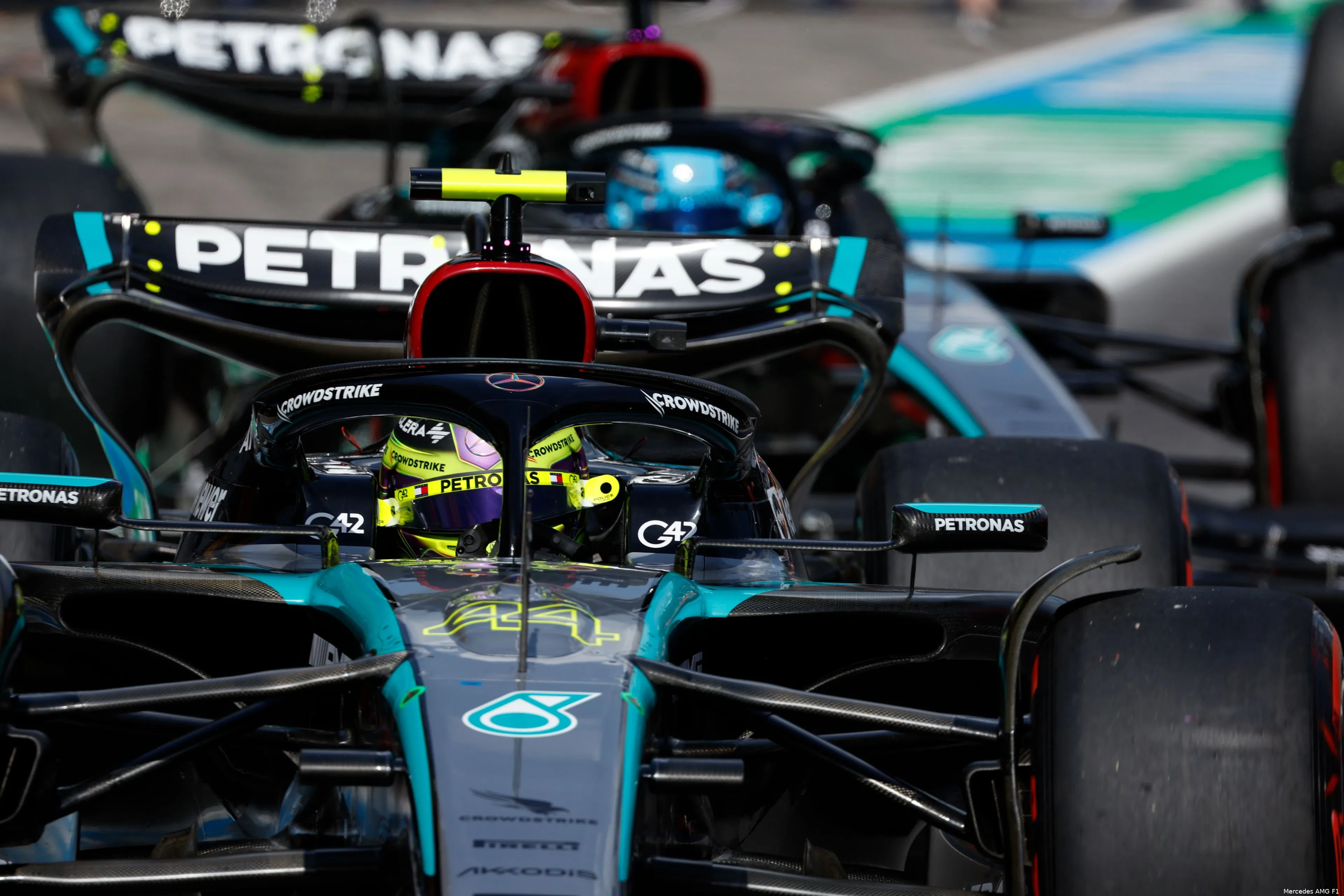 mercedes lewis hamilton oostenrijk sprint 2024