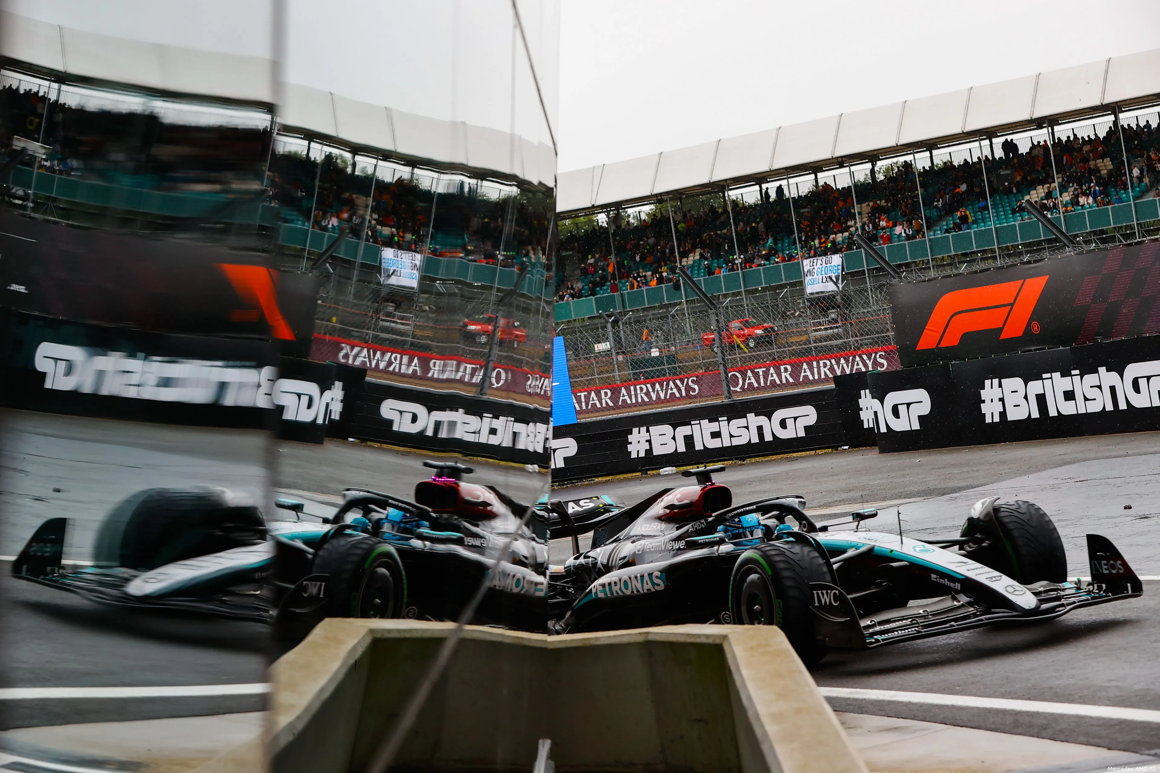 george russell mercedes silverstone