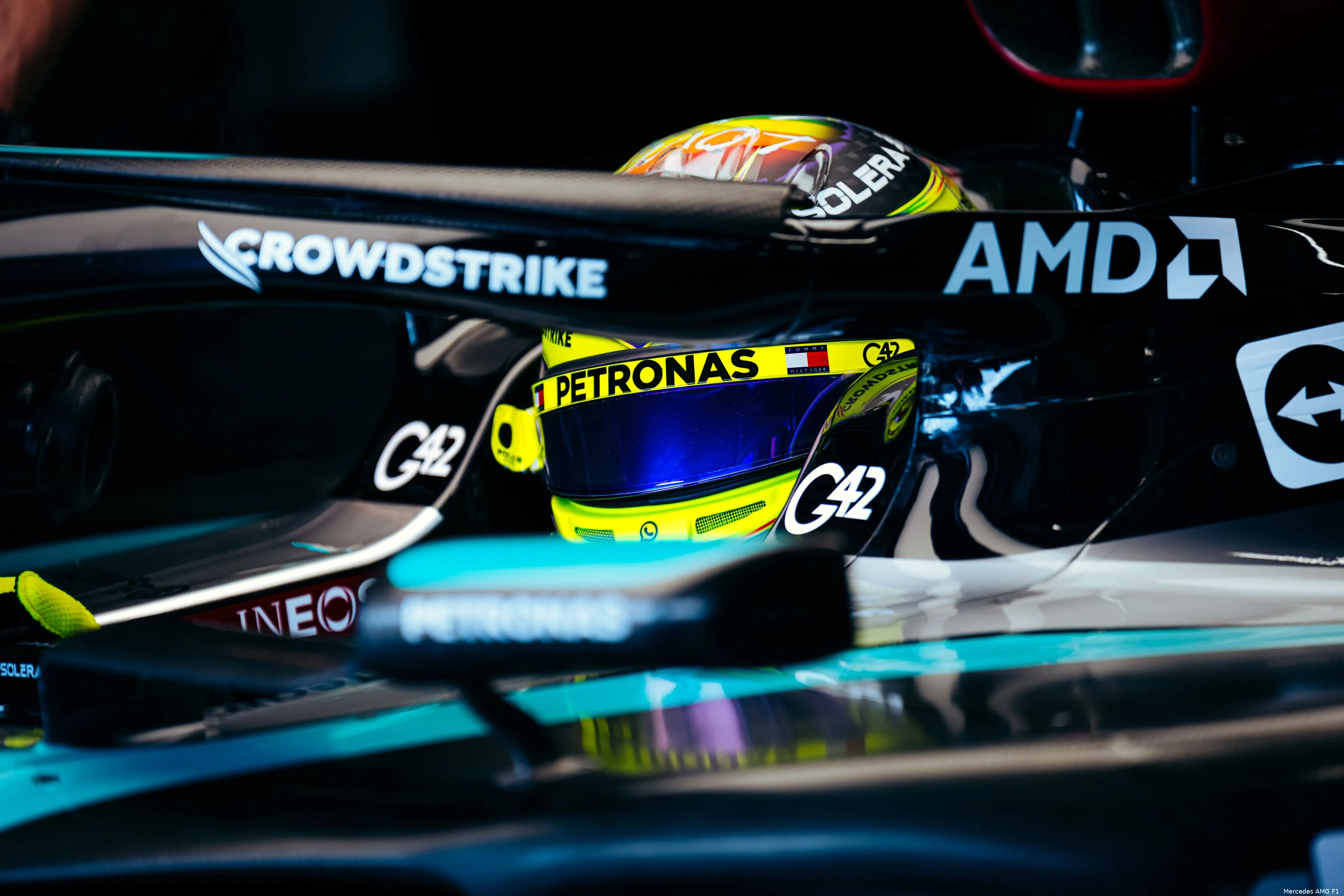 lewis hamilton vrijdag gphongarije mercedes 2024