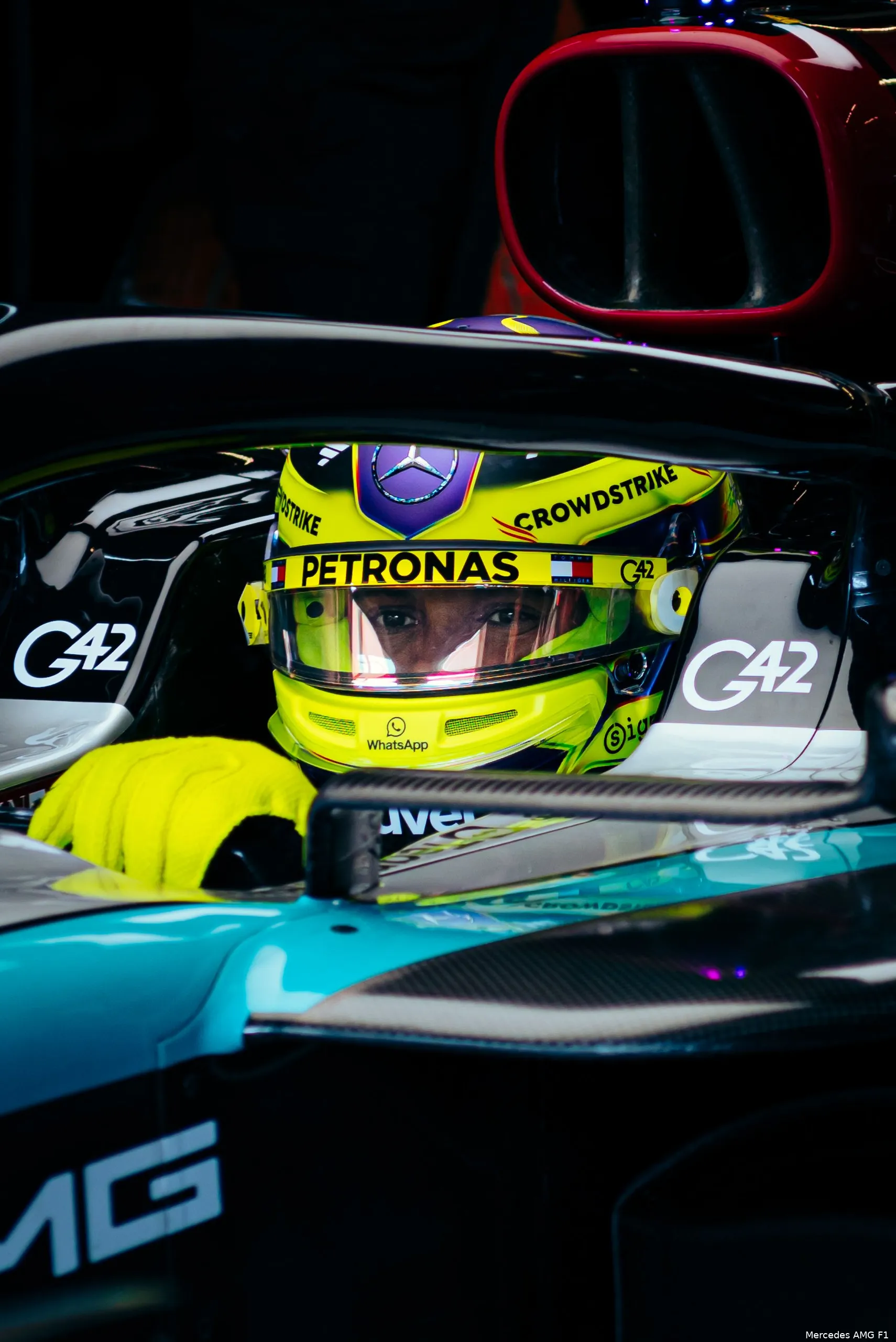 lewis hamilton usa mercedes cota vrijdag 2024