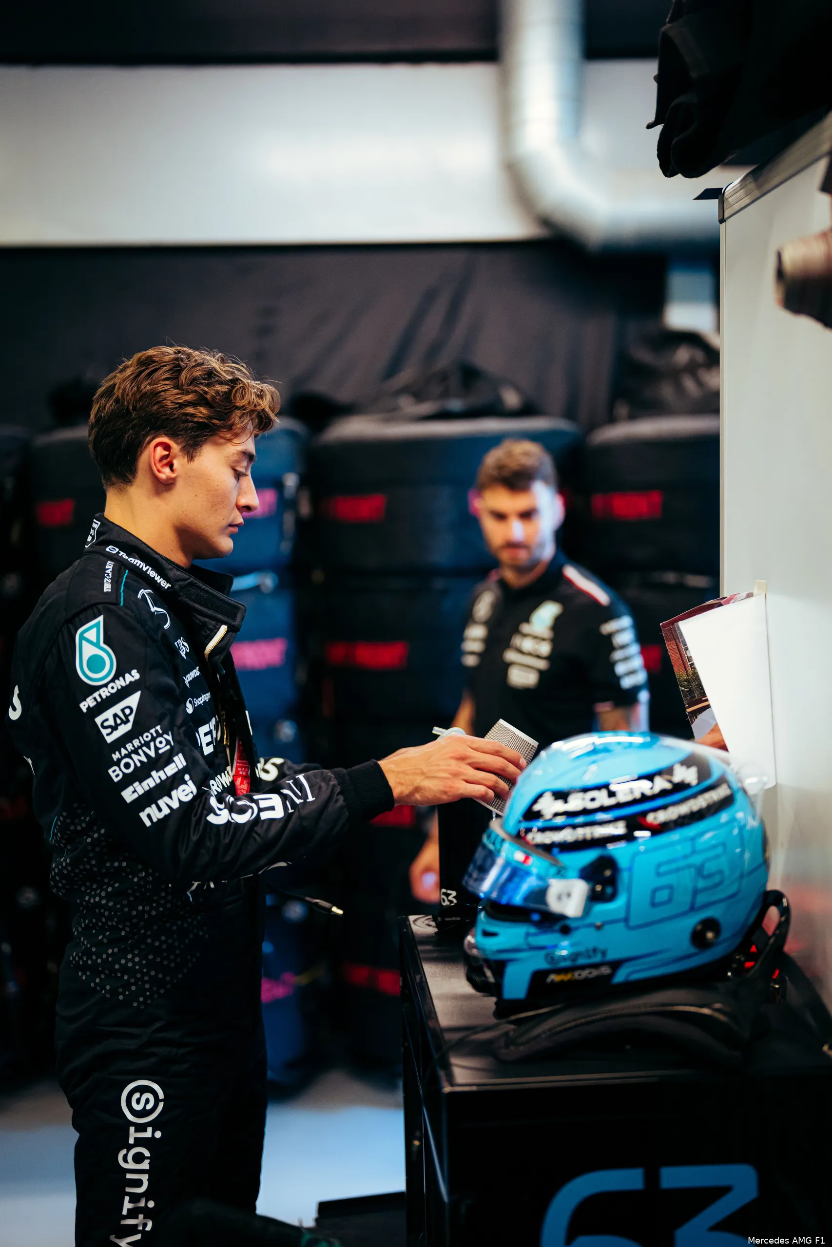 george russell mercedes abu dhabi 2024 112