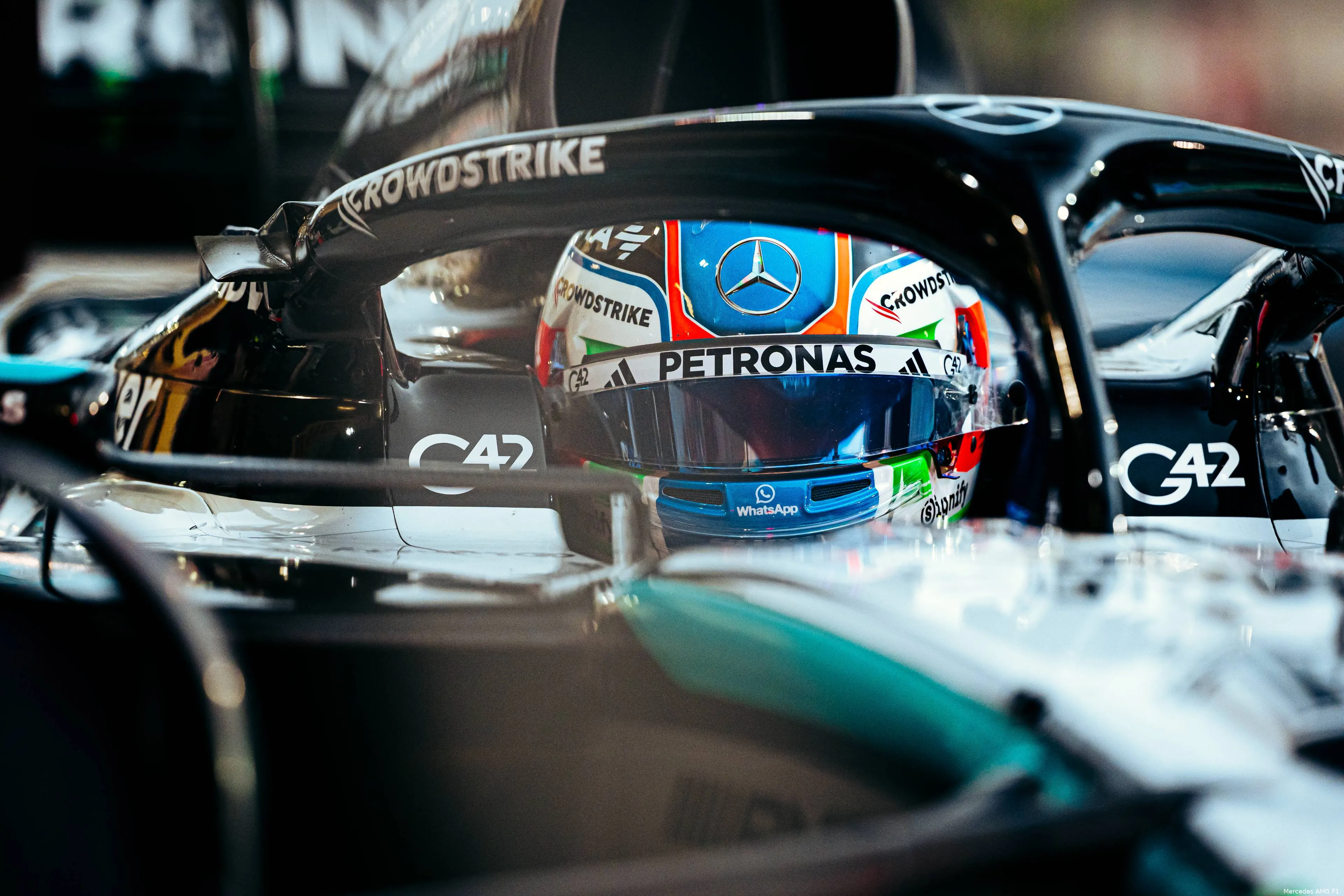 andrea kimi antonelli mercedes testdag 3 bahrein 2025 4