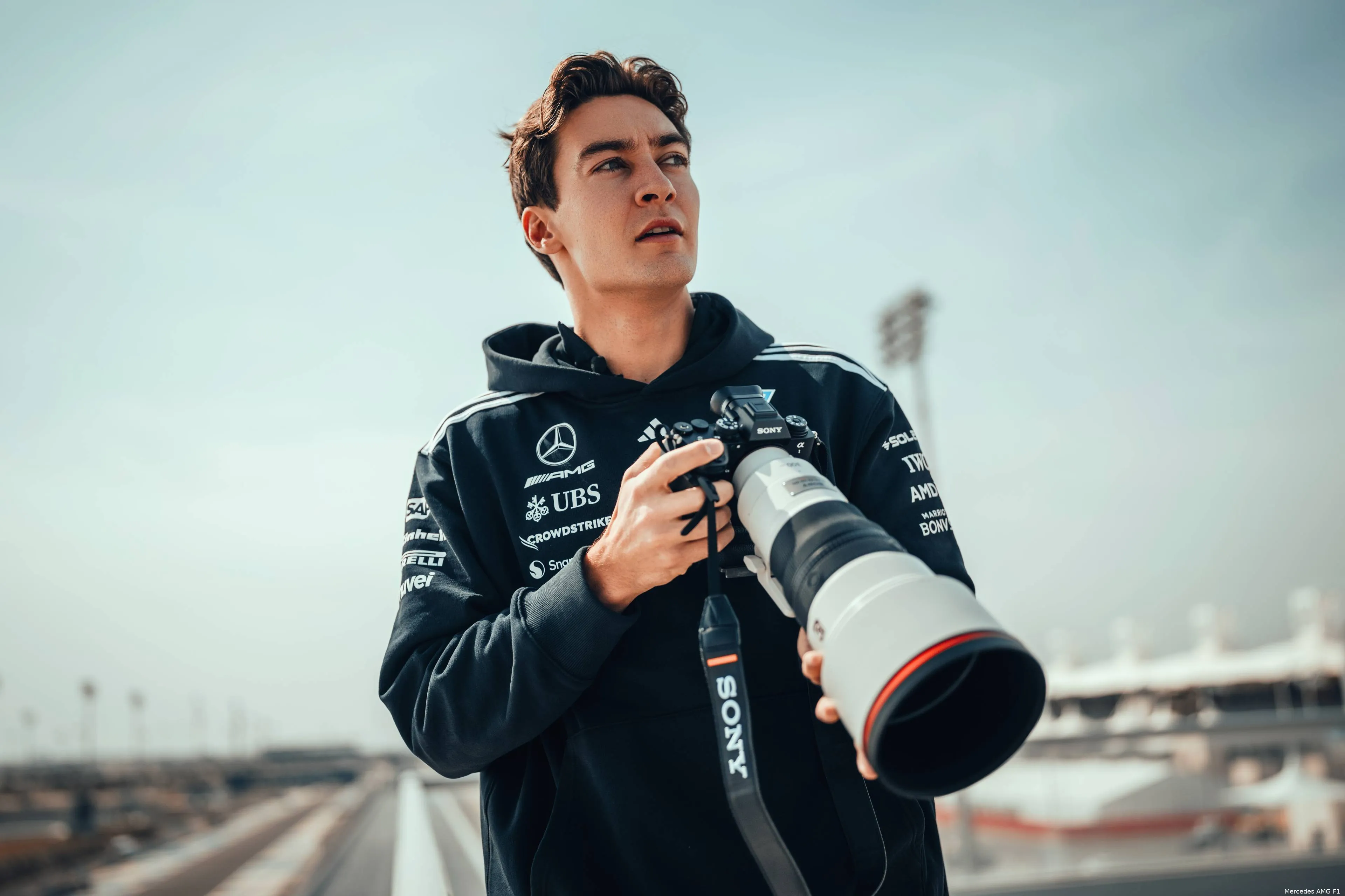 george russell mercedes testdag 3 bahrein 2025 5