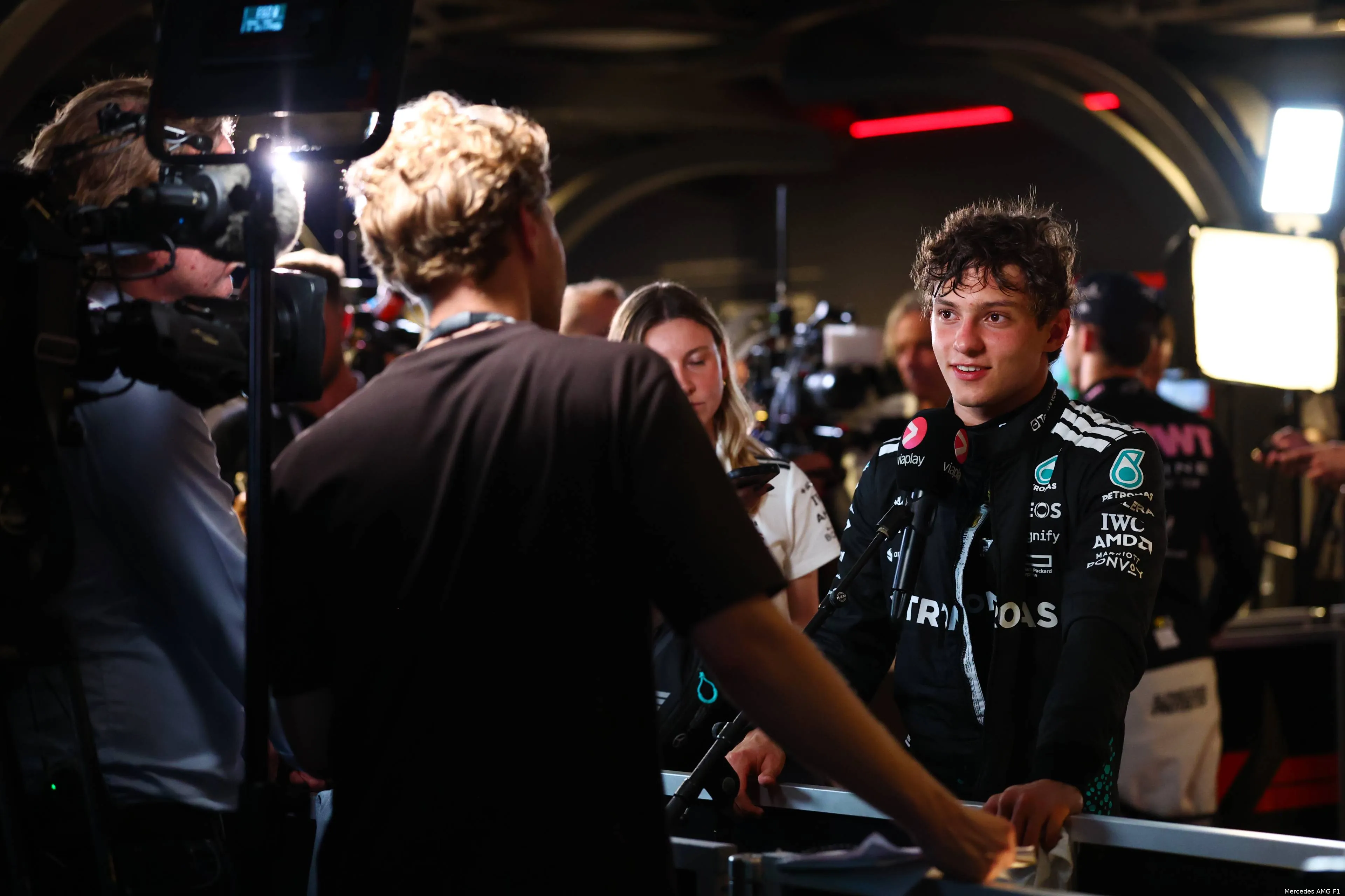 mercedes andrea kimi antonelli gp saoedi arabie 2025 zaterdag