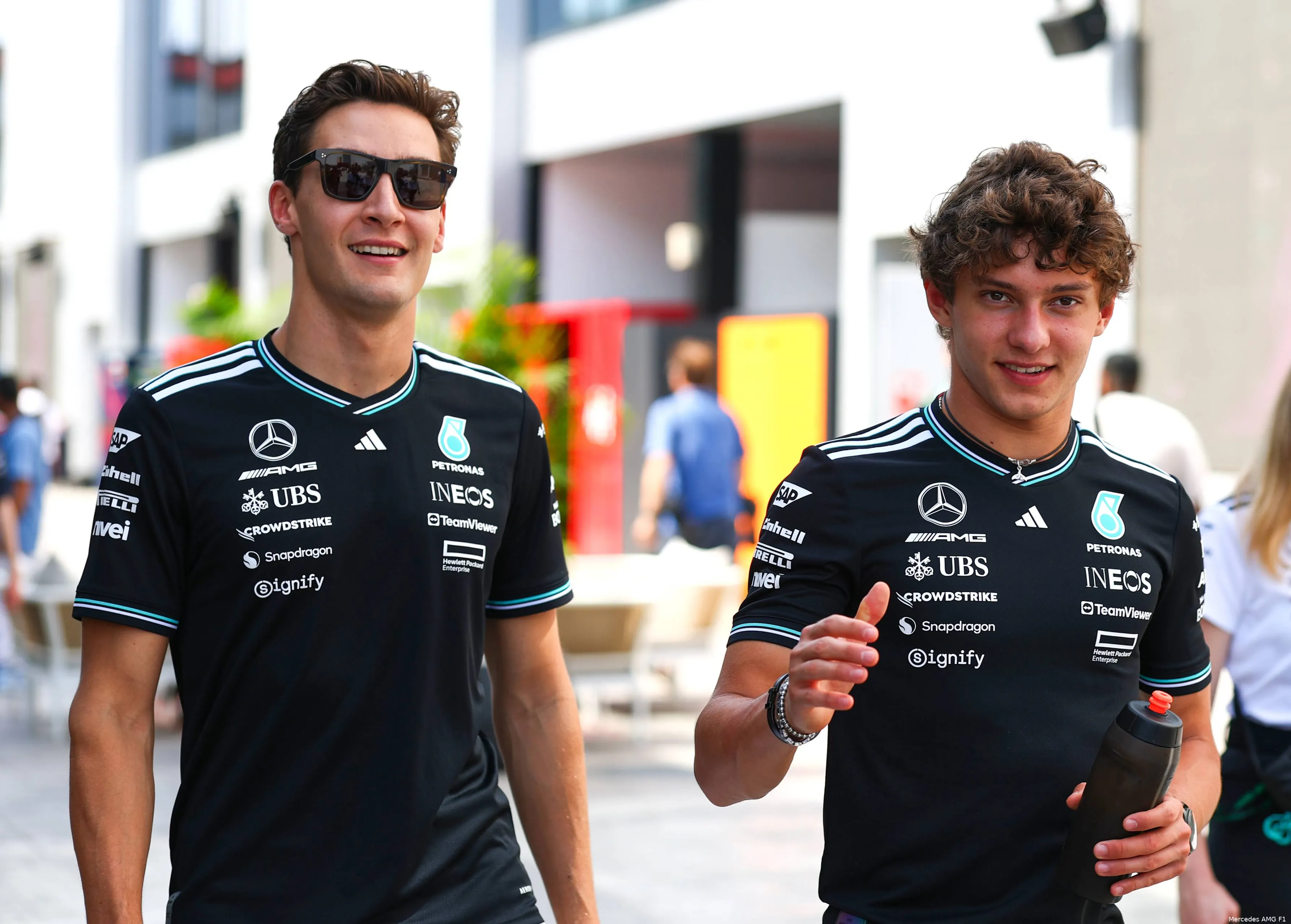 mercedes george russell andrea kimi antonelli gp saoedi arabie 2025 zaterdag 3