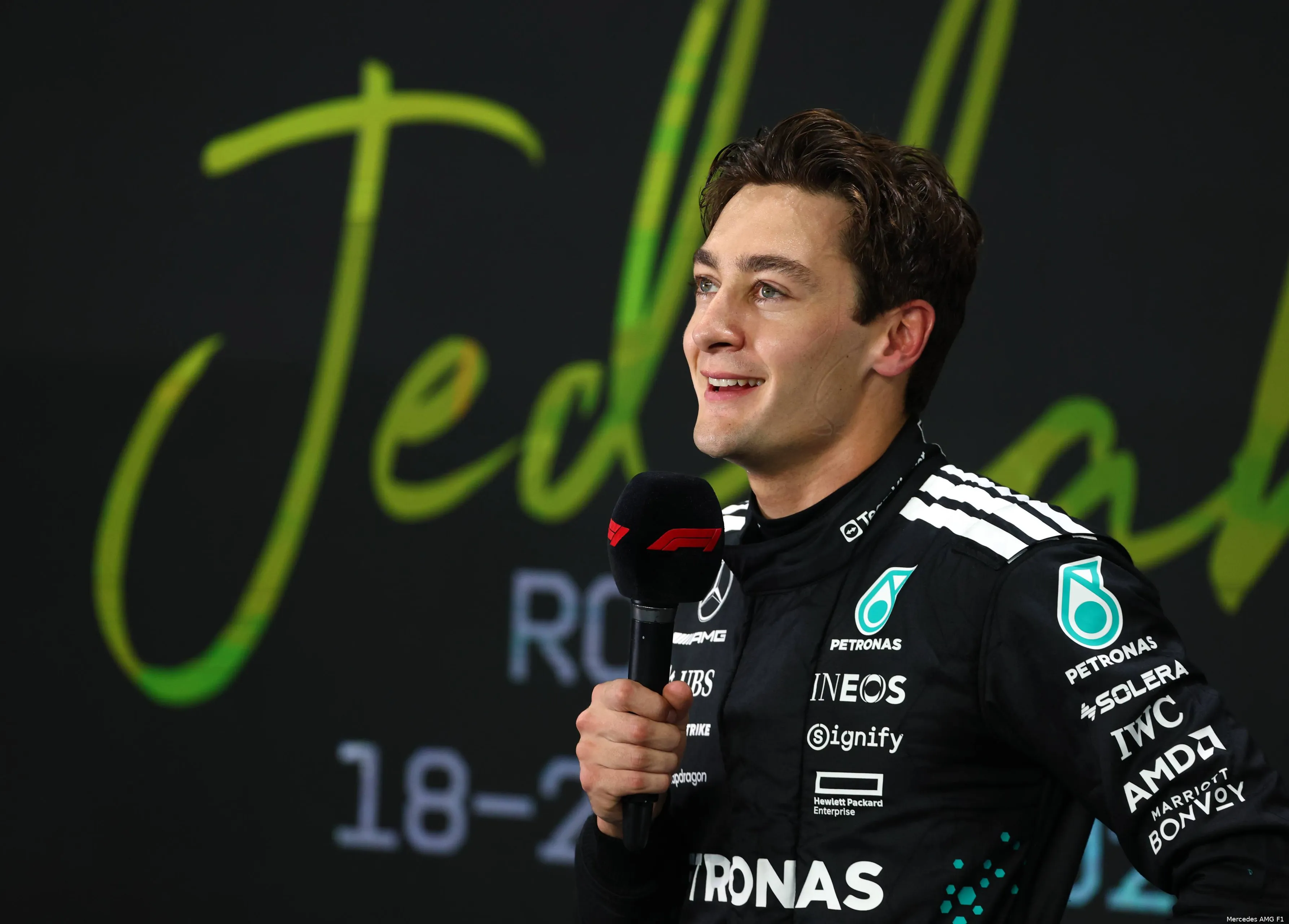 mercedes george russell gp saoedi arabie 2025 zaterdag 3