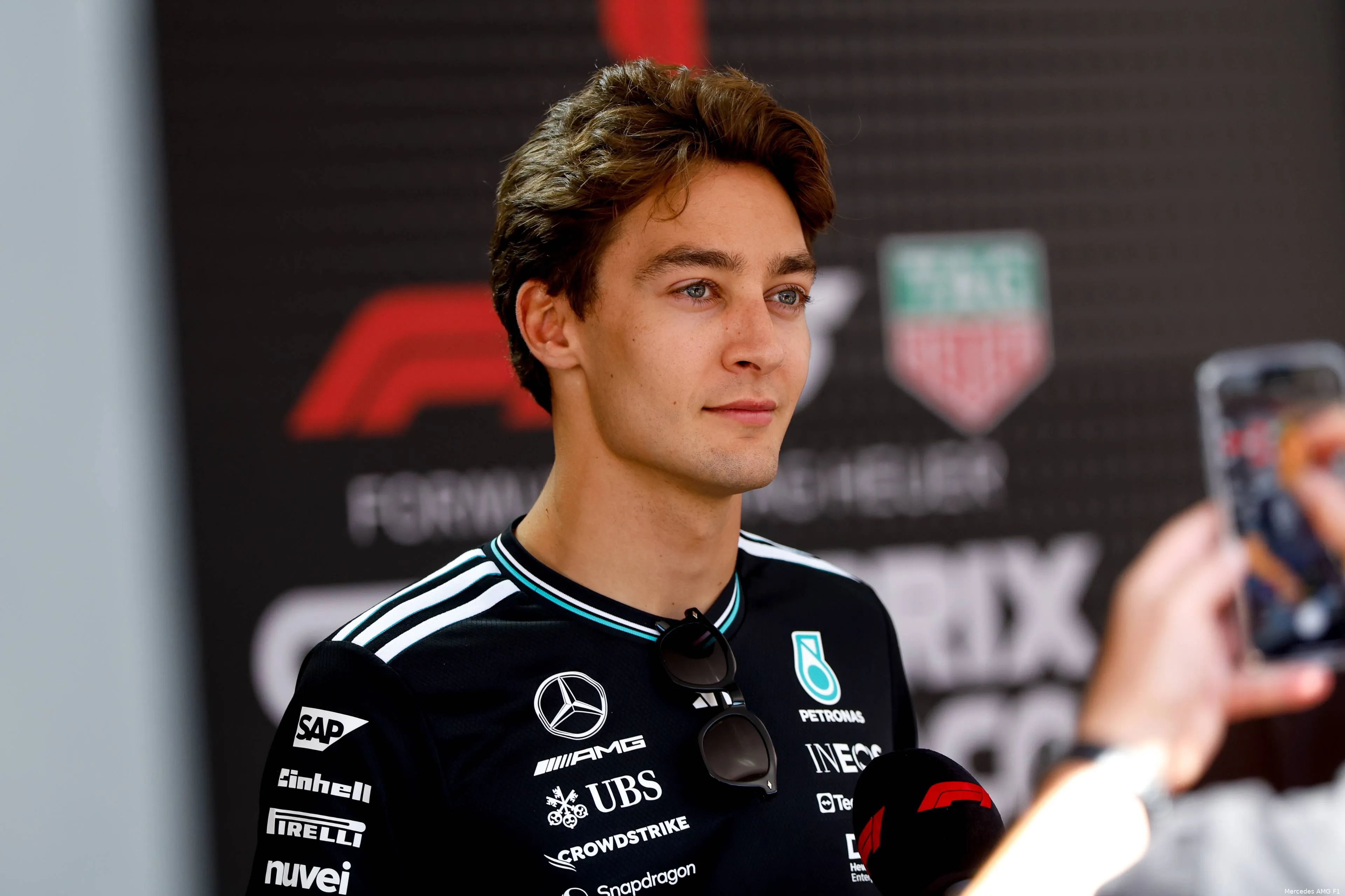 george russell mercedes 2025 monaco donderdag