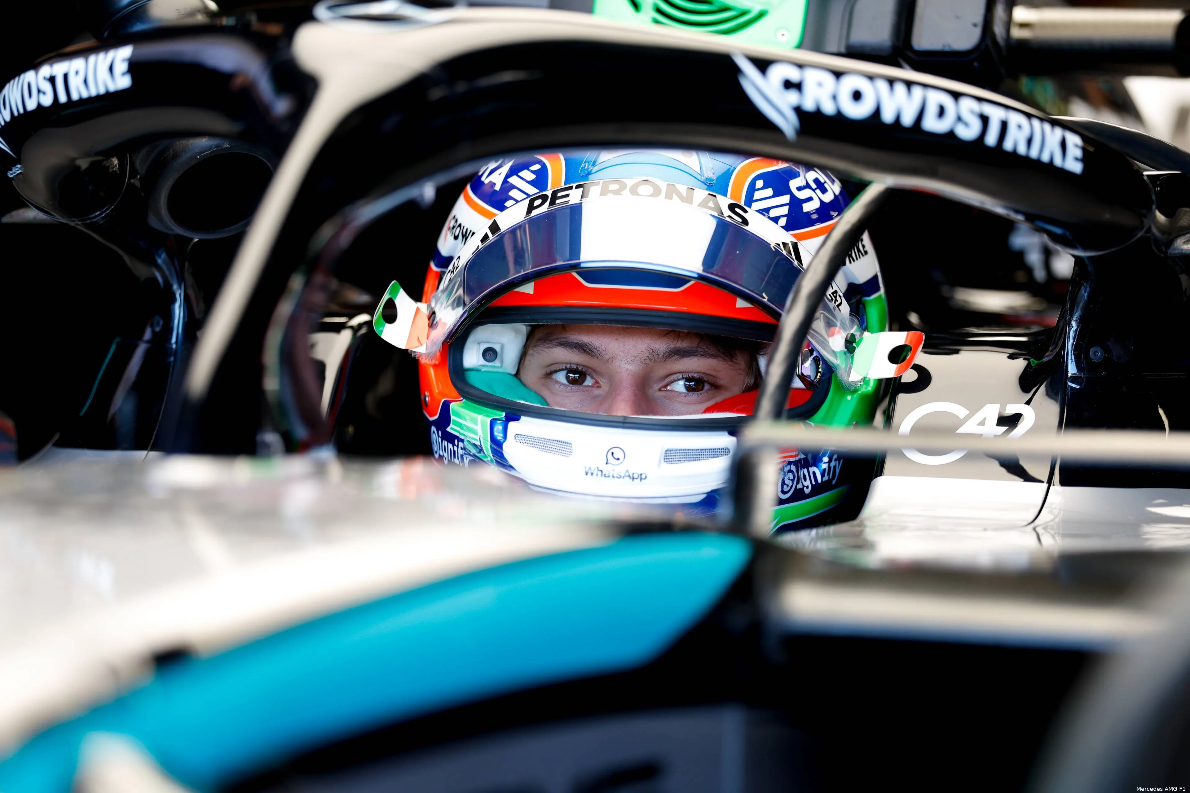 mercedes andrea kimi antonelli gp emilia romagna imola 2025 vrijdag 4