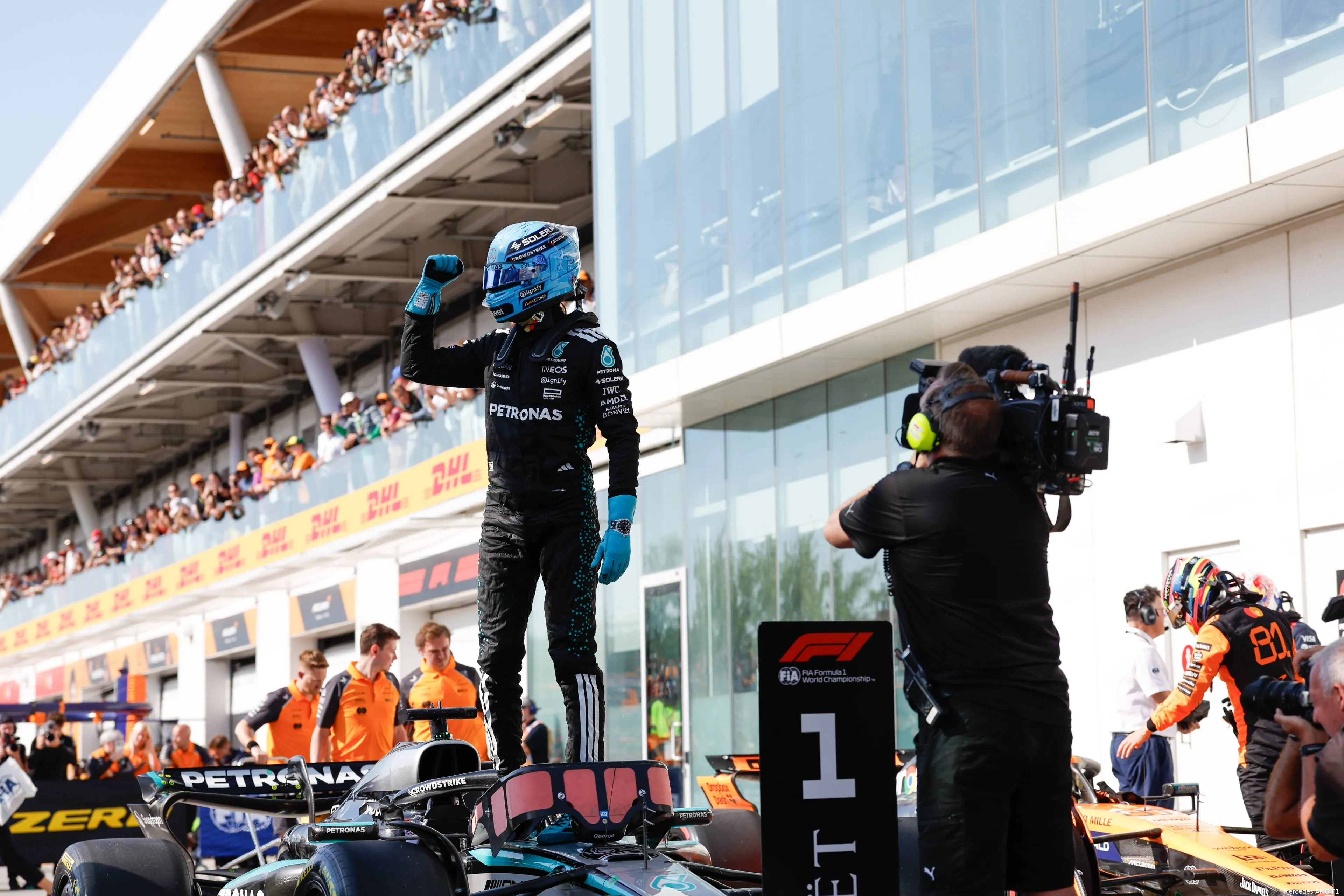 george russell 2025 canada kwalificatie poleposition