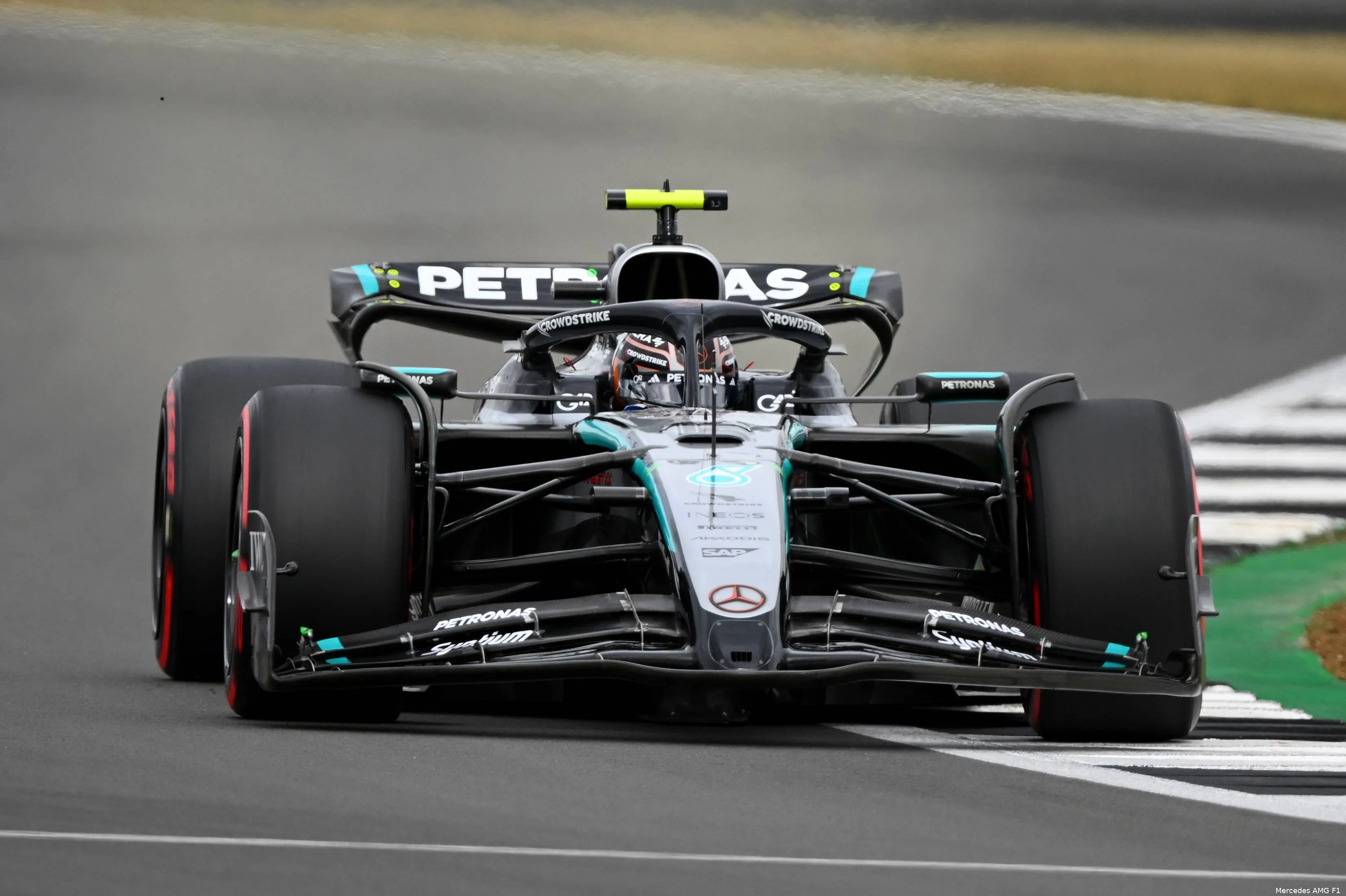 mercedes andrea kimi antonelli gp groot brittannie 2025 zaterdag 2