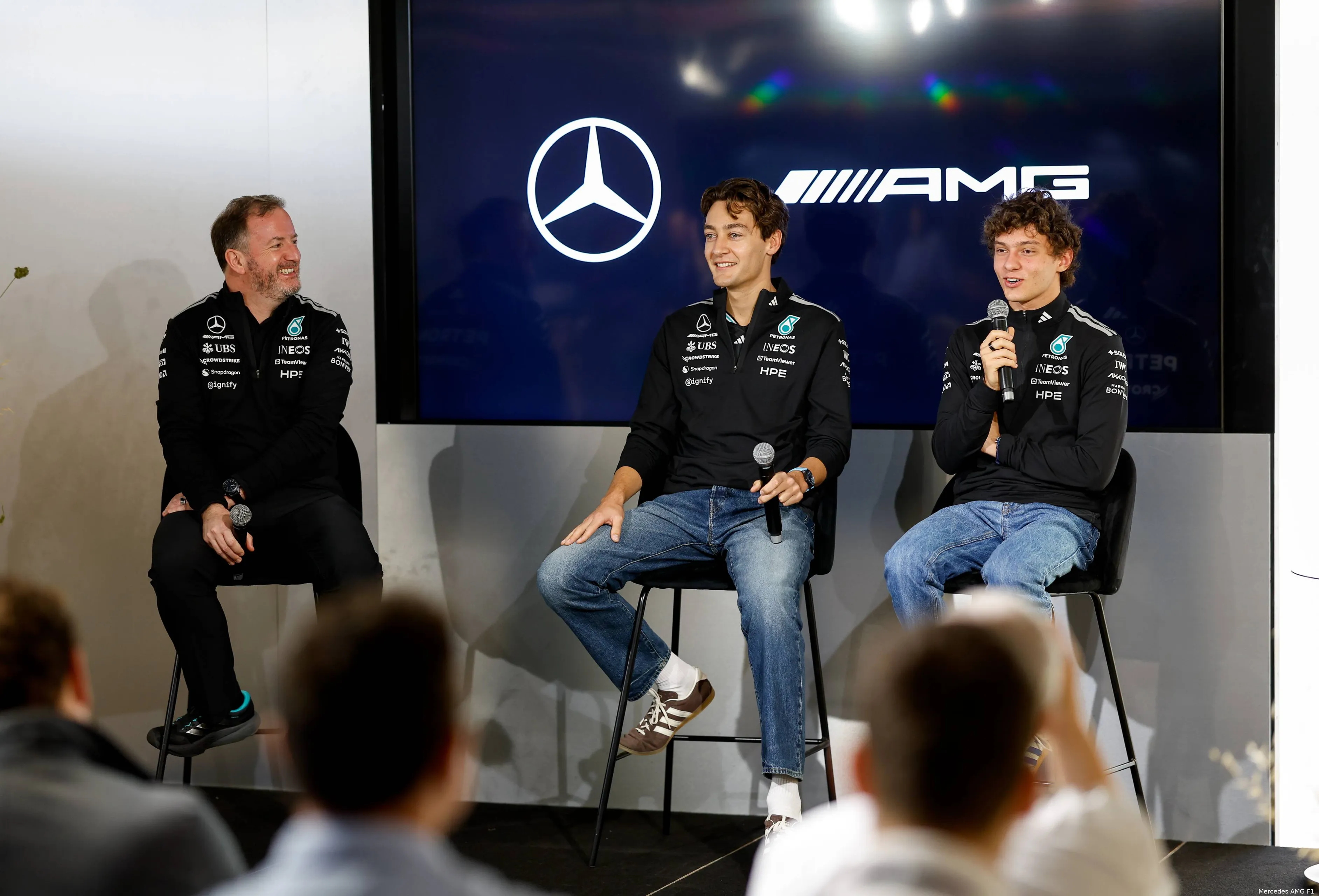 bradley-lord-george-russell-kimi-antonelli-mercedes-2026-australië