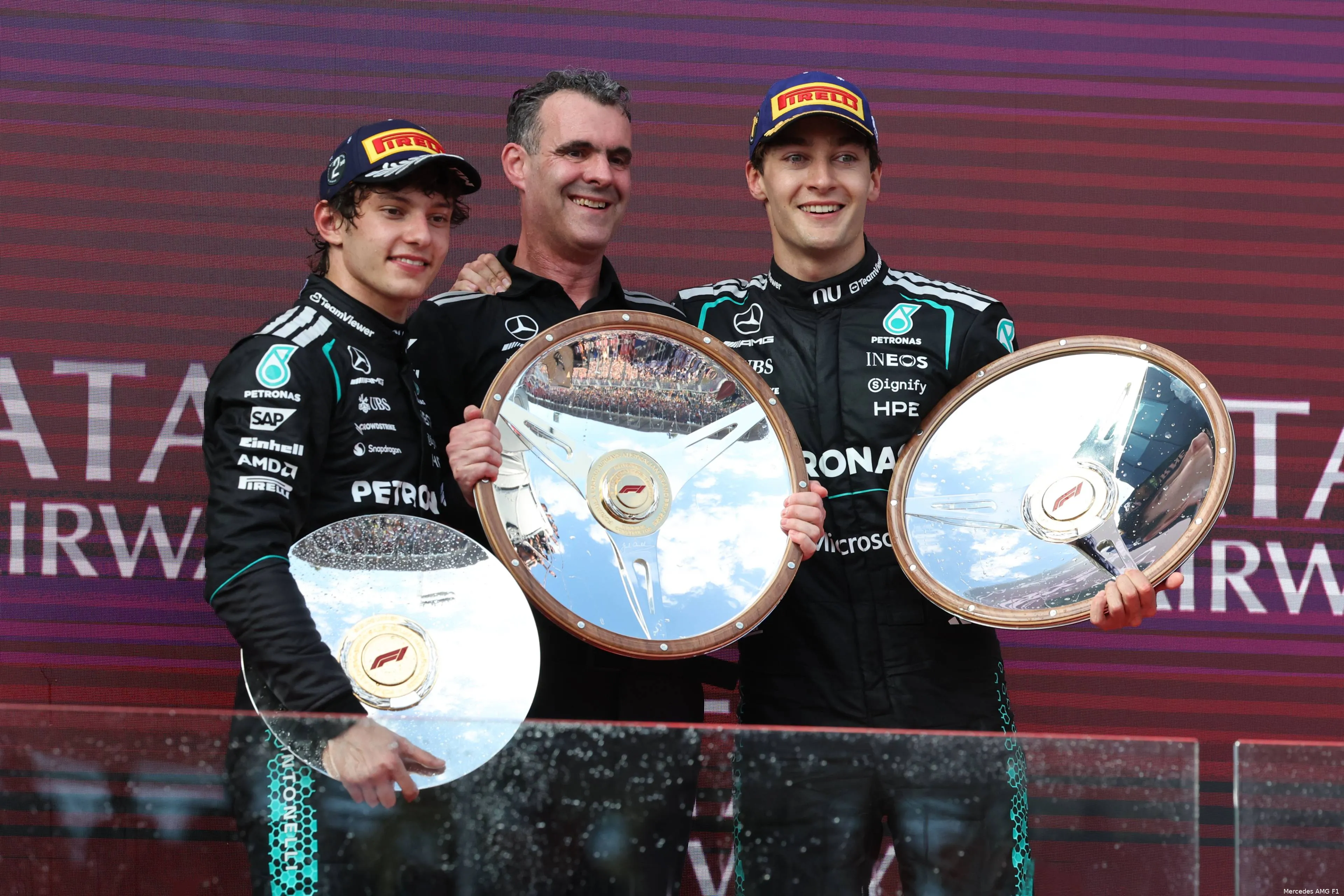 mercedes-andrea-kimi-antonelli-george-russell-gp-australie-zondag-2026