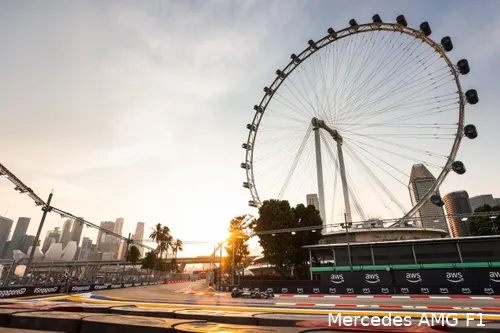 De Grand Prix van Singapore zal voor altijd de controverse van 2008 met zich meedragen. (Foto: Mercedes AMG F1)