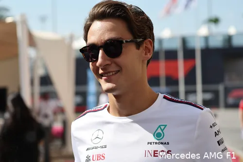 george russell mercedes abu dhabi zondag 2023