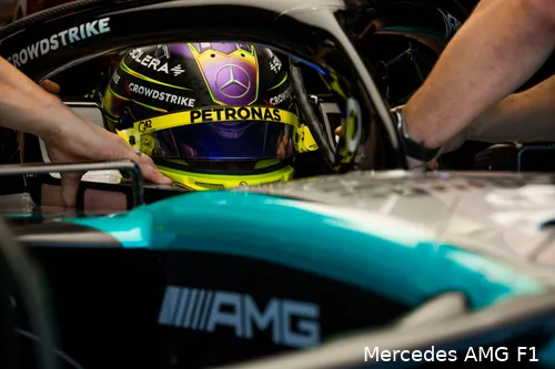 lewis hamilton mercedes wintertest bahrein 2024