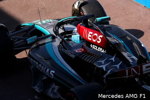 Russell vertrouwt erop dat Mercedes het tij kan keren. (Foto: Pirelli)