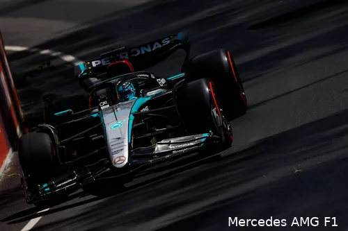 george russell vrijdag canada mercedes 2024