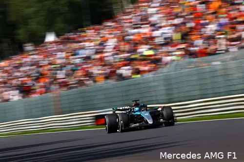 george russell belgie 2024 mercedes racedag
