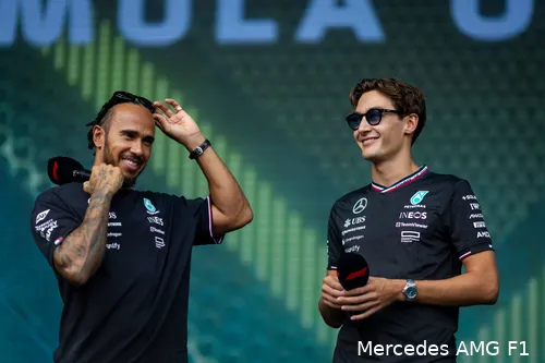 lewis hamilton mercedes 238137 george russell