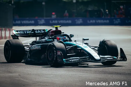 Antonelli liep vloerschade op in VT1. (Foto:&nbsp;Mercedes AMG F1)