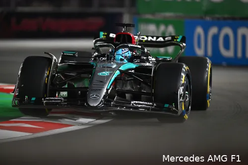 george russell mercedes w15 las vegas 12