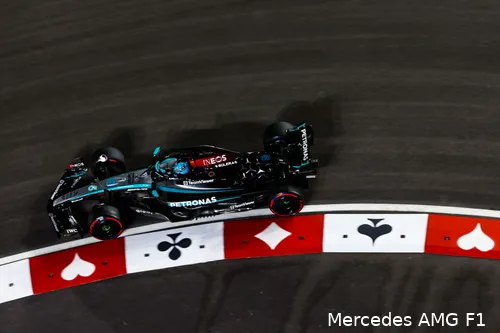 george russell mercedes w15 las vegas 15