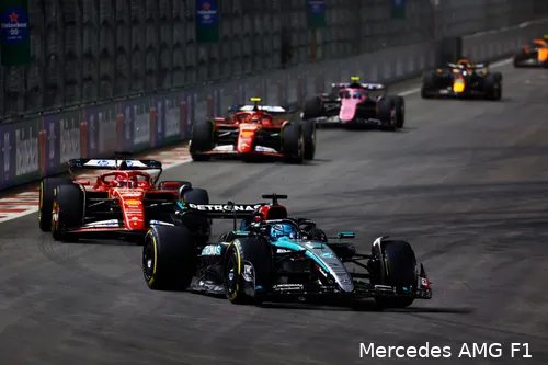 russell mercedes zaterdag las vegas 1