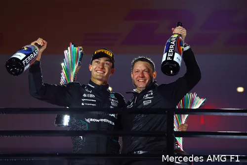 russell mercedes zaterdag las vegas 3