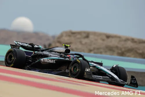 andrea kimi antonelli mercedes testdag 3 bahrein 2025 2