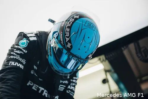 george russell mercedes testdag 3 bahrein 2025 4