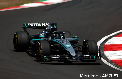 <i>Russell had een sterke start, maar wilde niet te veel risico's nemen.</i>