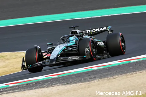 Russell werd vijfde in Japan, en daar was hij niet tevreden over.