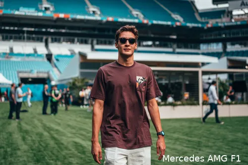 george russell mercedes 2025 miami donderdag
