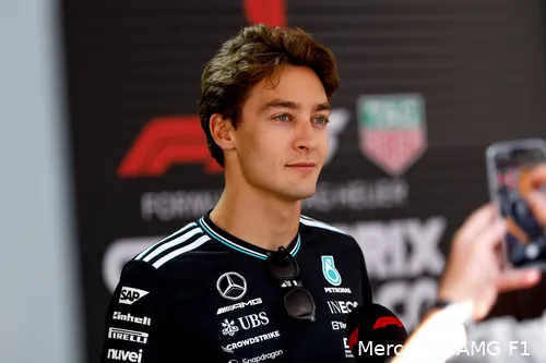 george russell mercedes 2025 monaco donderdag