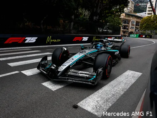 <i>Mercedes was snel klaar in Monaco.</i>