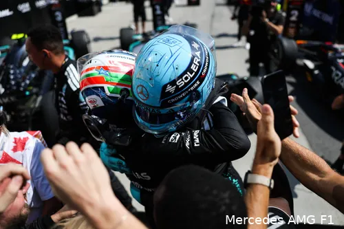 george russell win canada 2025