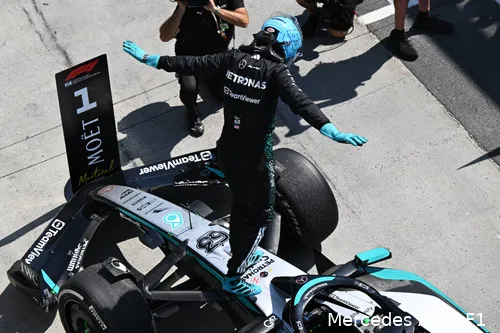 george russell win canada 2025