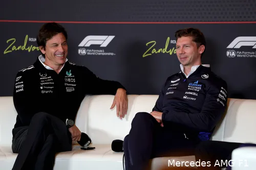 toto-wolff-mercedes-james-vowles-williams-gp-nederland-2025-vrijdag