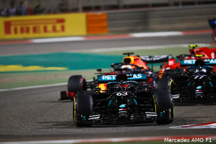 russell voorsprong bahrein 2020