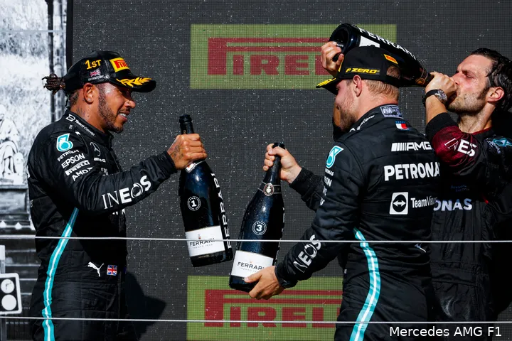 <i>Jarenlang voerde het duo Hamilton-Bottas de boventoon in de Formule 1. (Foto: Mercedes AMG F1)</i>