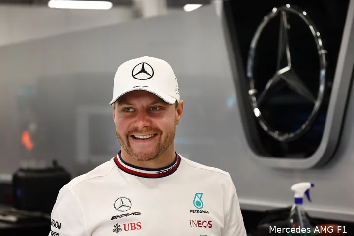 Bottas reed vijf seizoenen bij Mercedes.