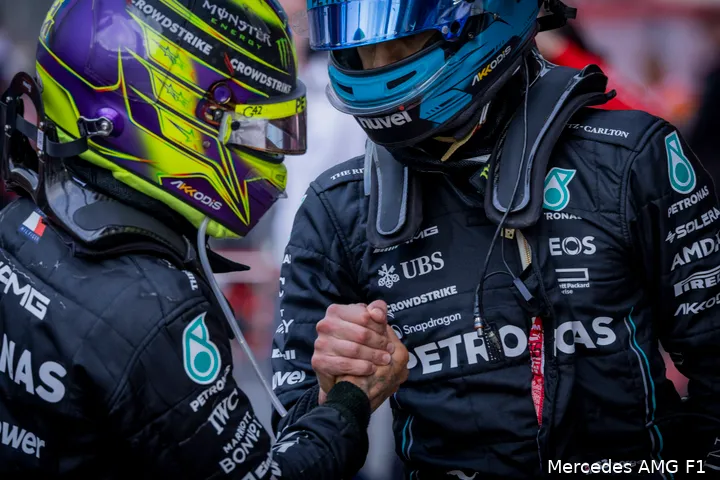 mercedes george russell baku 2023 lewis hamilton