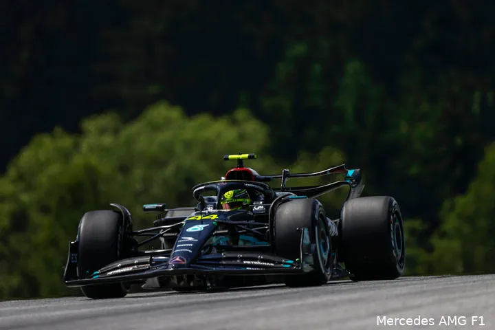 Lewis Hamilton, Kwalificatie Grand Prix van Oostenrijk 2023, Red Bull Ring.<br>