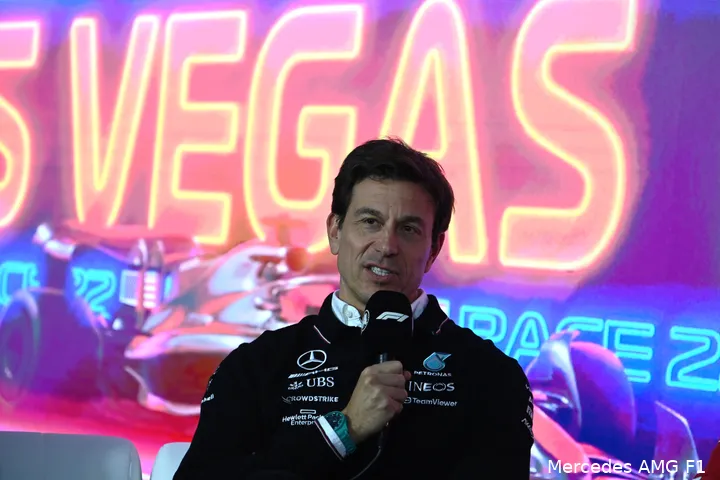 toto wolff persconferentie lasvegas mercedes