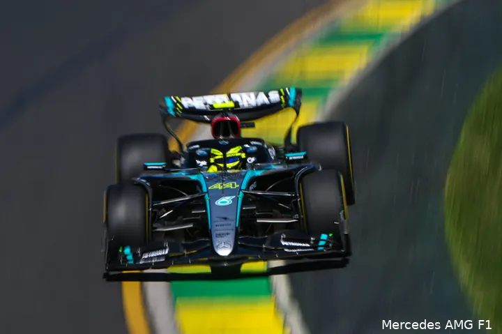 Wolff durft al te verzekeren dat Mercedes in 2026 weer competitief zal zijn. (Foto: Mercedes AMG F1)